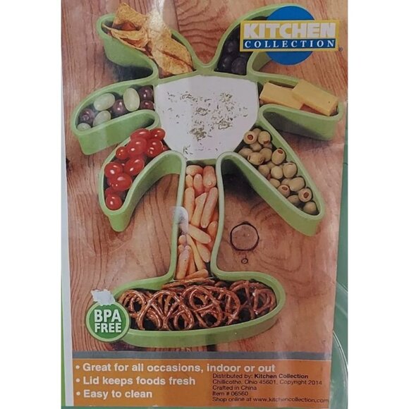 Kitchen Collection Palm Tree Servette 06560 Serving Tray - Picture 2 of 6